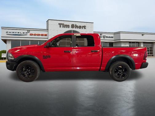 Flame Red Clearcoat 2024 RAM 1500 Classic Warlock Crew Cab 4x4 5'7' Box