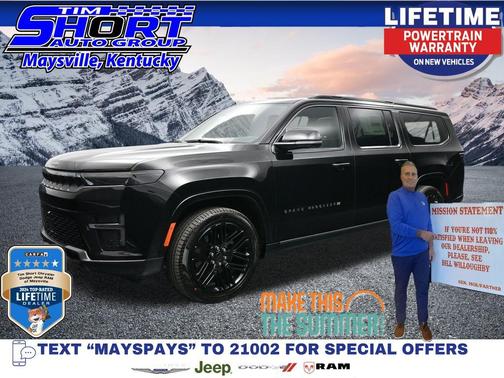 High Gloss Black 2026 Jeep Grand Wagoneer L Limited Reserve 4x4