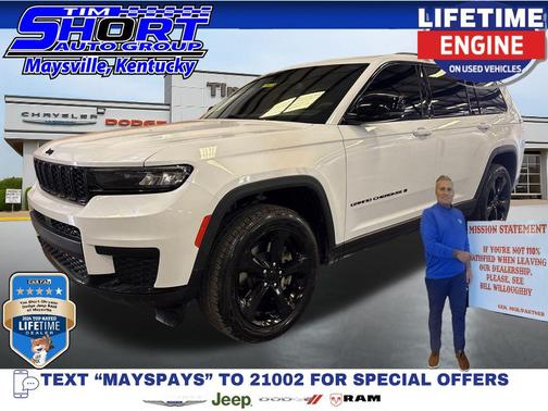 Bright White Clearcoat 2023 Jeep Grand Cherokee L Altitude