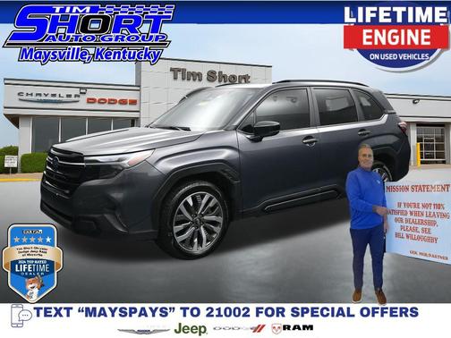 Gray Metallic 2025 Subaru Forester Touring