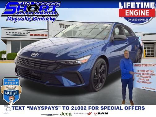 Intense Blue 2026 Hyundai ELANTRA HEV SEL Sport