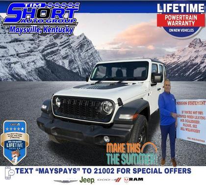 Bright White Clearcoat 2026 Jeep Wrangler Sport