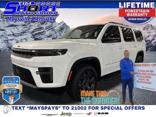 Bright White Clearcoat 2026 Jeep Grand Wagoneer Limited Altitude 4x4