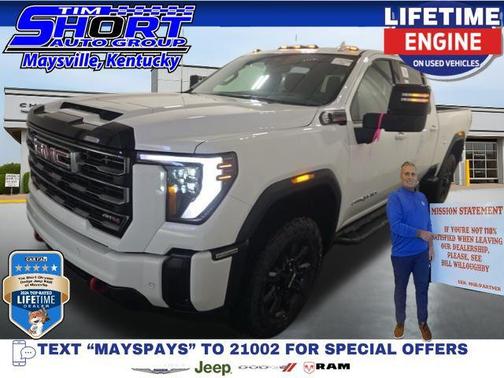 Summit White 2025 GMC Sierra 2500 AT4