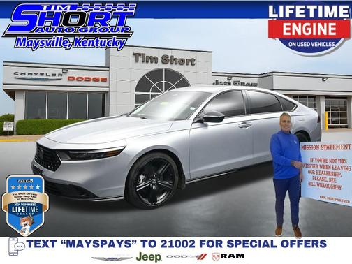 Silver Metallic 2025 Honda Accord Hybrid Sport-L