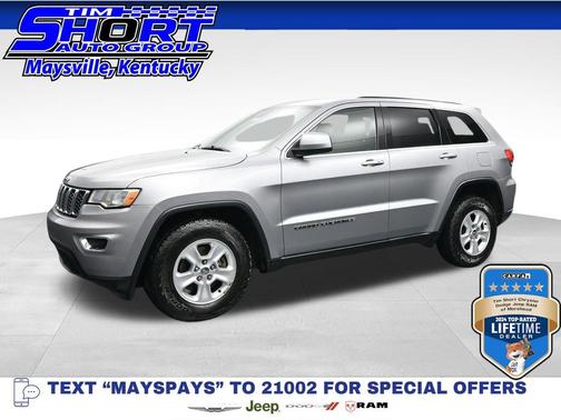 Billet Silver Metallic Clearcoat 2017 Jeep Grand Cherokee Laredo