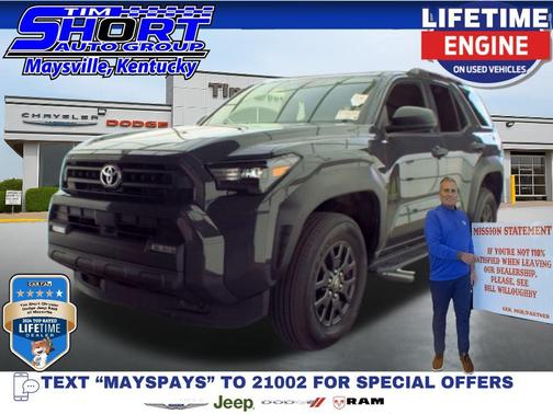 Black 2025 Toyota 4Runner SR5