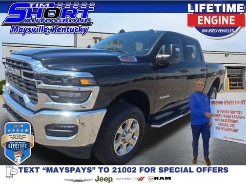 Diamond Black 2026 RAM 2500 Big Horn Crew Cab 4x4 6'4' Box