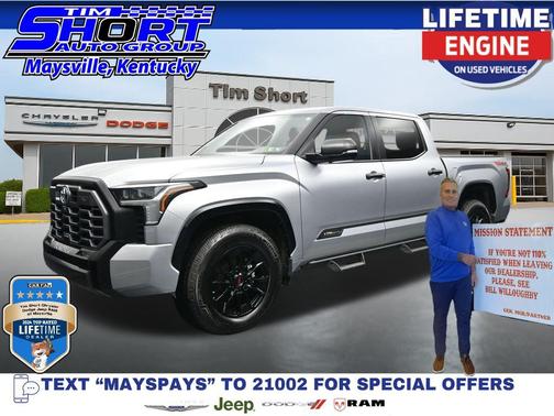 Celestial Silver Metallic 2024 Toyota Tundra 1794 Edition