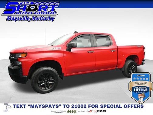 Red Hot 2021 Chevrolet Silverado 1500 Custom Trail Boss