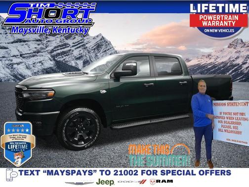 Serrano Green Metallic 2026 RAM 1500 Express