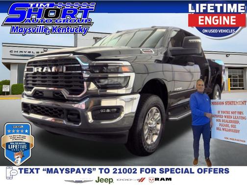 Diamond Black 2026 RAM 2500 Big Horn Crew Cab 4x4 6'4' Box