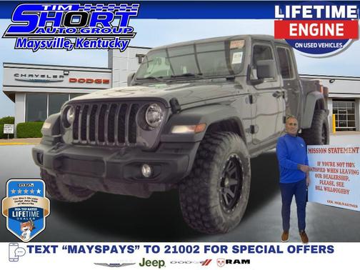 Granite Crystal Metallic Clearcoat 2022 Jeep Gladiator Sport