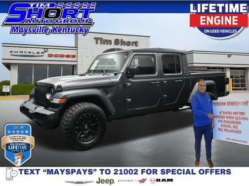 Granite Crystal Metallic Clearcoat 2022 Jeep Gladiator Sport