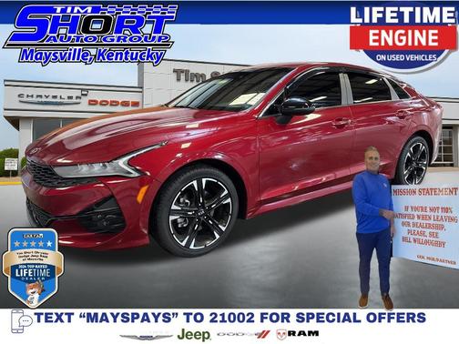 Passion Red 2021 Kia K5 GT-Line