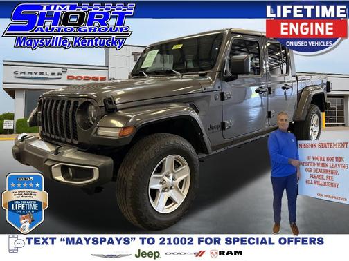 Granite Crystal Metallic Clearcoat 2022 Jeep Gladiator Sport S