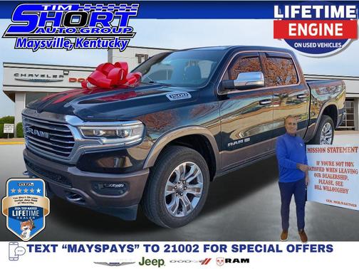 Diamond Black Crystal Pearlcoat 2021 RAM 1500 Longhorn