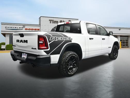 Bright White Clearcoat 2025 RAM 1500 Rebel