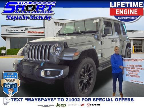 Sting-Gray Clearcoat 2023 Jeep Wrangler 4xe Sahara