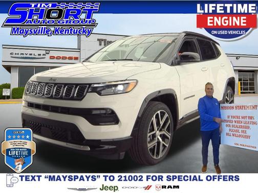 Bright White Clearcoat 2024 Jeep Compass Limited