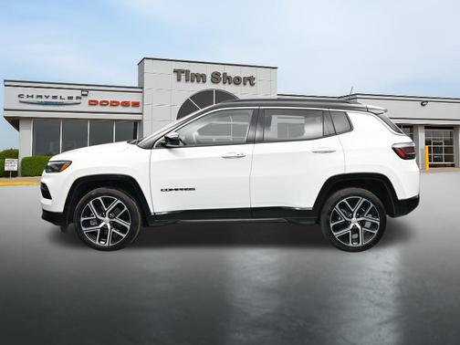 Bright White Clearcoat 2024 Jeep Compass Limited