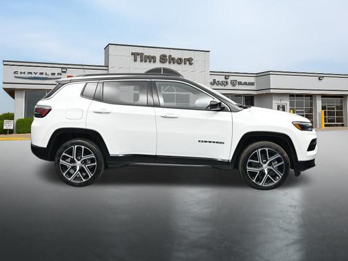 Bright White Clearcoat 2024 Jeep Compass Limited