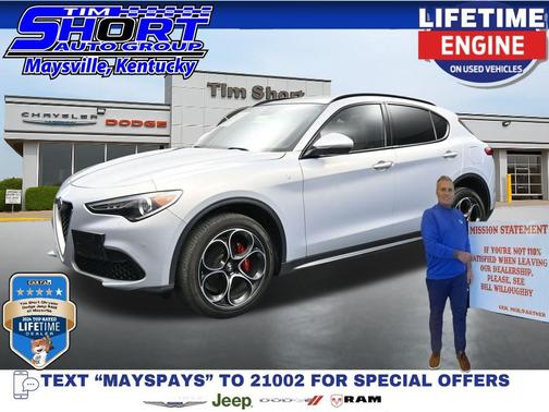 Moonlight Gray Metallic 2023 Alfa Romeo Stelvio Ti