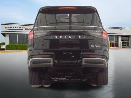 Black Obsidian 2025 INFINITI QX80 Luxe