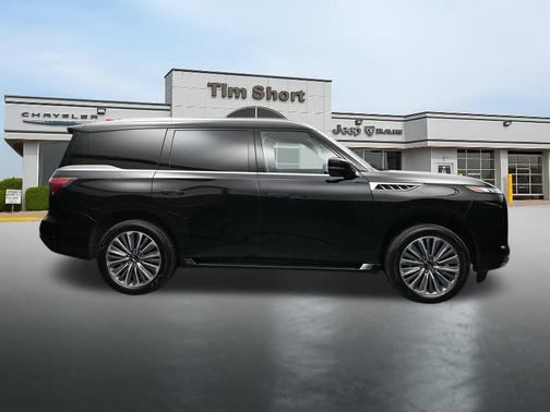 Black Obsidian 2025 INFINITI QX80 Luxe