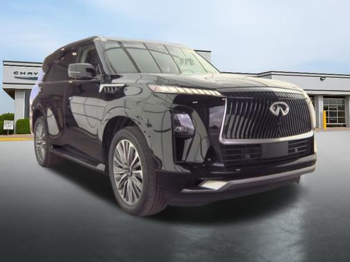 Black Obsidian 2025 INFINITI QX80 Luxe