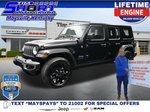 Black Clearcoat 2025 Jeep Wrangler 4xe Sahara
