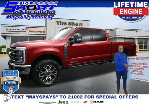 Ruby Red Metallic Tinted Clearcoat 2025 Ford F-250 Lariat