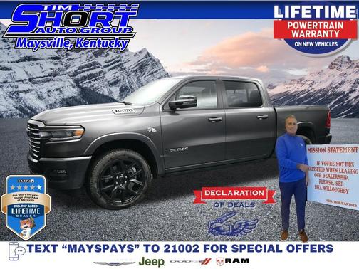 Granite Crystal Metallic Clearcoat 2026 RAM 1500 Laramie