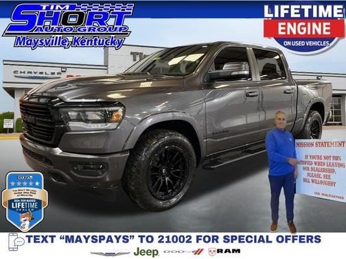Granite Crystal Metallic Clearcoat 2020 RAM 1500 Laramie