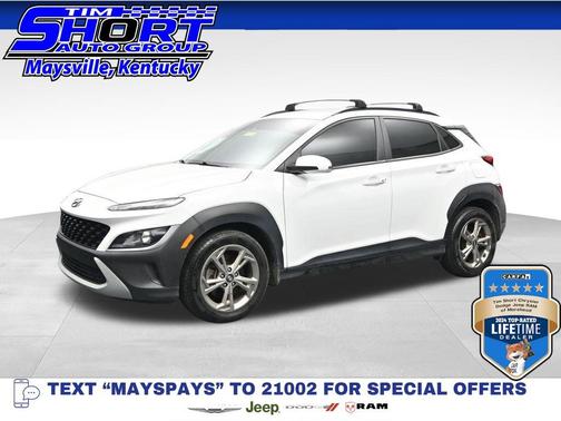 Lunar White 2022 Hyundai KONA SEL