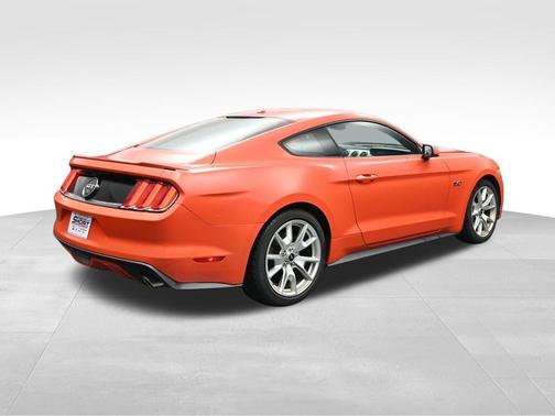 Competition Orange 2015 Ford Mustang GT Premium