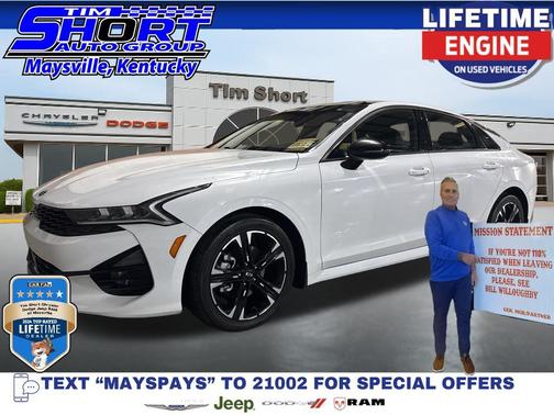 Glacial White Pearl 2021 Kia K5 GT-Line