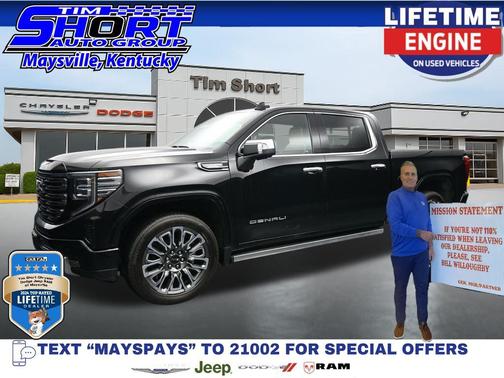 Onyx Black 2025 GMC Sierra 1500 Denali Ultimate