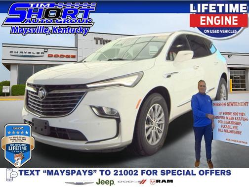 Summit White 2023 Buick Enclave Essence AWD
