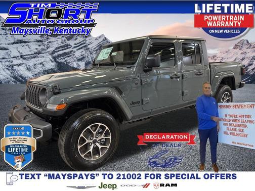 Anvil Clearcoat 2026 Jeep Gladiator Sport S