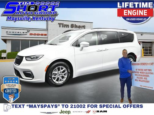 Bright White Clearcoat 2022 Chrysler Pacifica Touring L