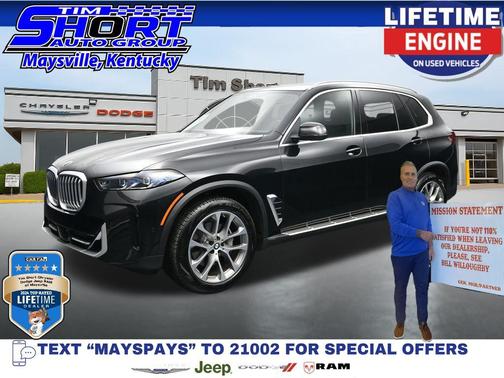 Black Sapphire Metallic 2026 BMW X5 sDrive40i