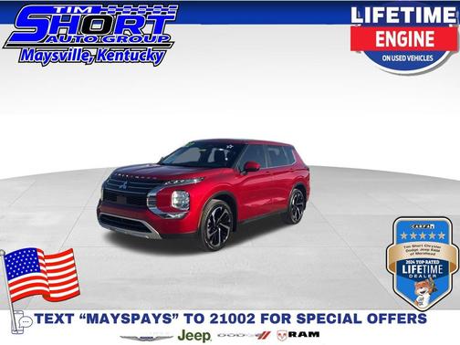 Maroon 2022 Mitsubishi Outlander SE Launch Edition
