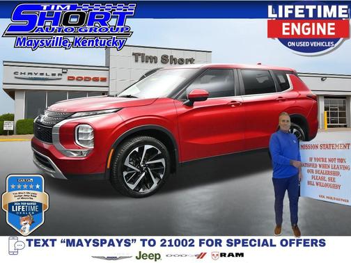 Maroon 2022 Mitsubishi Outlander SE Launch Edition