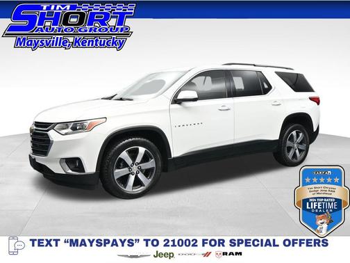 Summit White 2021 Chevrolet Traverse LT Leather