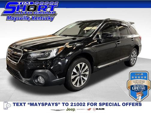 Crystal Black Silica 2018 Subaru Outback 2.5i Touring