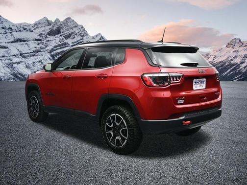 Red Hot Pearlcoat 2026 Jeep Compass Trailhawk