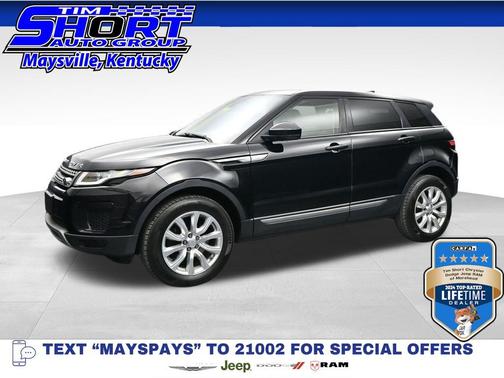Black 2018 Land Rover Range Rover Evoque SE