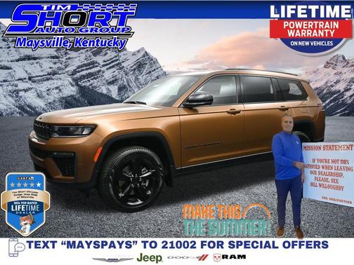 Copper Shino Metallic Clearcoat 2026 Jeep Grand Cherokee L Limited
