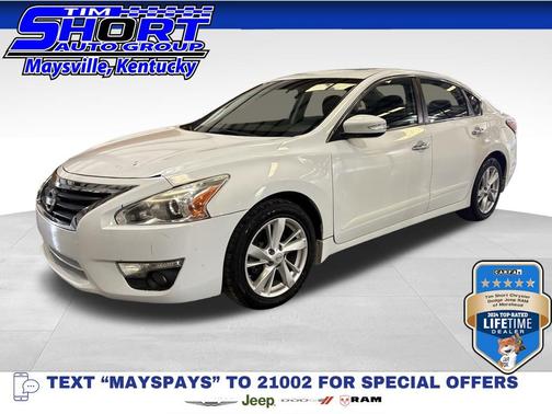 Glacier White 2015 Nissan Altima 2.5 SV